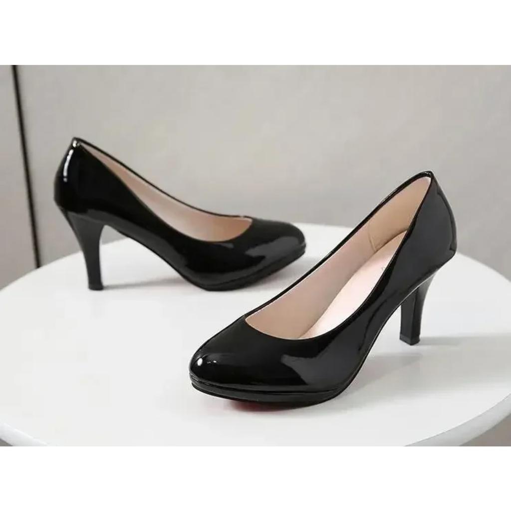 High Heels Shoes Women White Wedding Shoes Thick High Heels Fashion Party Pumps Footwear Yellow Red Big Size 35-41