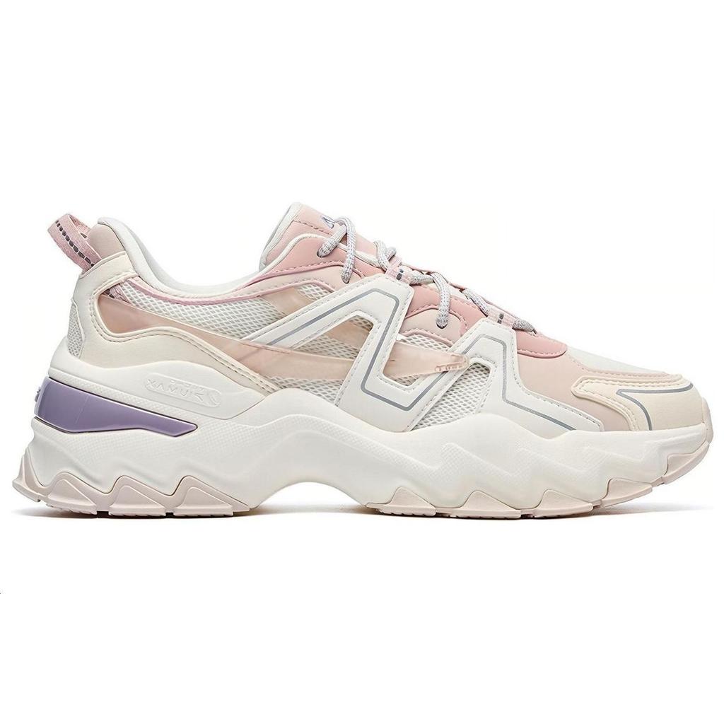 Fila Aurora Fabric Synthetic Leather TPU Leather Comfortable Versatile Durable Low-Top Casual Shoes Women Sneaker White Pink F12W231127FGL