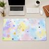 PastelColored Rainbow Star Print Keyboard Mouse Pad For Girls Teenagers Students Office Use Home Computer Desk