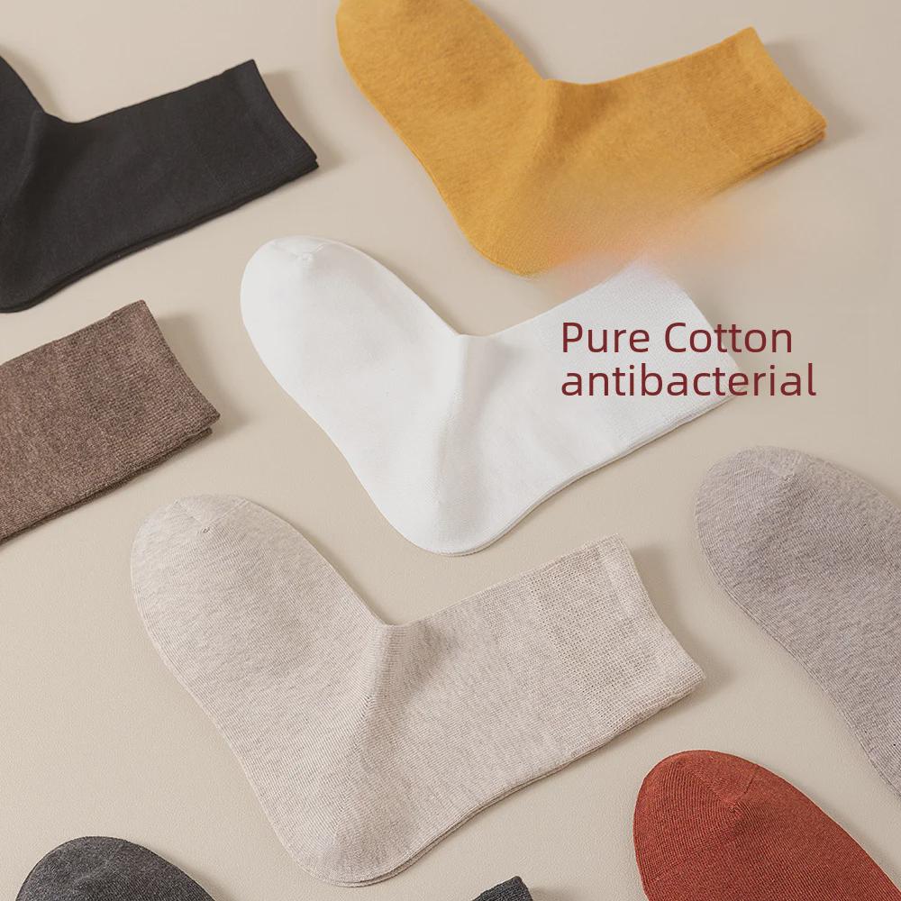

Premium Xinjiang Cotton Women s Mid-Length Antibacterial Socks for Autumn and Winter Women s One Size 35-40 верблюд
