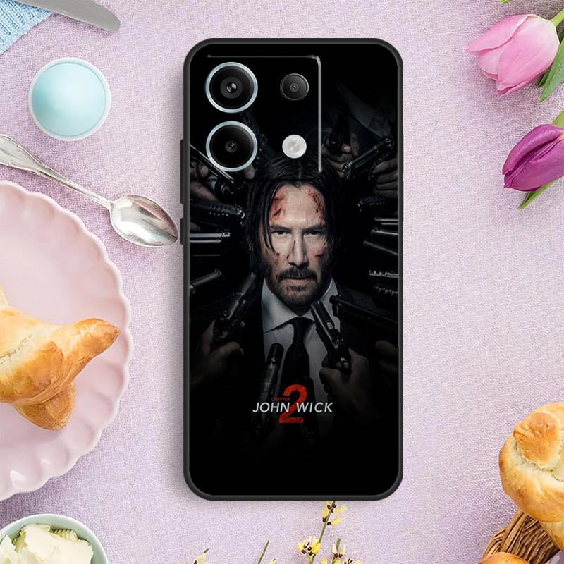 John Wick Keanu Reeves Case For Xiaomi Redmi Note 12 11 9 10 13 Pro Plus 9S 10S 11S 12S Redmi 12 10 C 9C 13C Cover