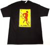 Camiseta EL DIABLITO Diablo Demonio Loteria Juego de Cartas Mexicano Camiseta para Hombre Negra Nueva