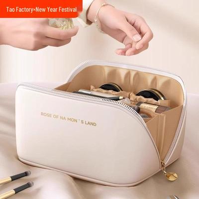 Borsa da Viaggio di Lusso per Cosmetici da Donna 2024 - Grande Capacità e Portatile con Scomparti
