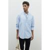 H M Regular Fit Oxford sHirt ligHt Blue