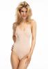Body damskie beżowe z naturalnej dzianiny bambusowej Bamboo Julimex BODY BAMBOO beż S