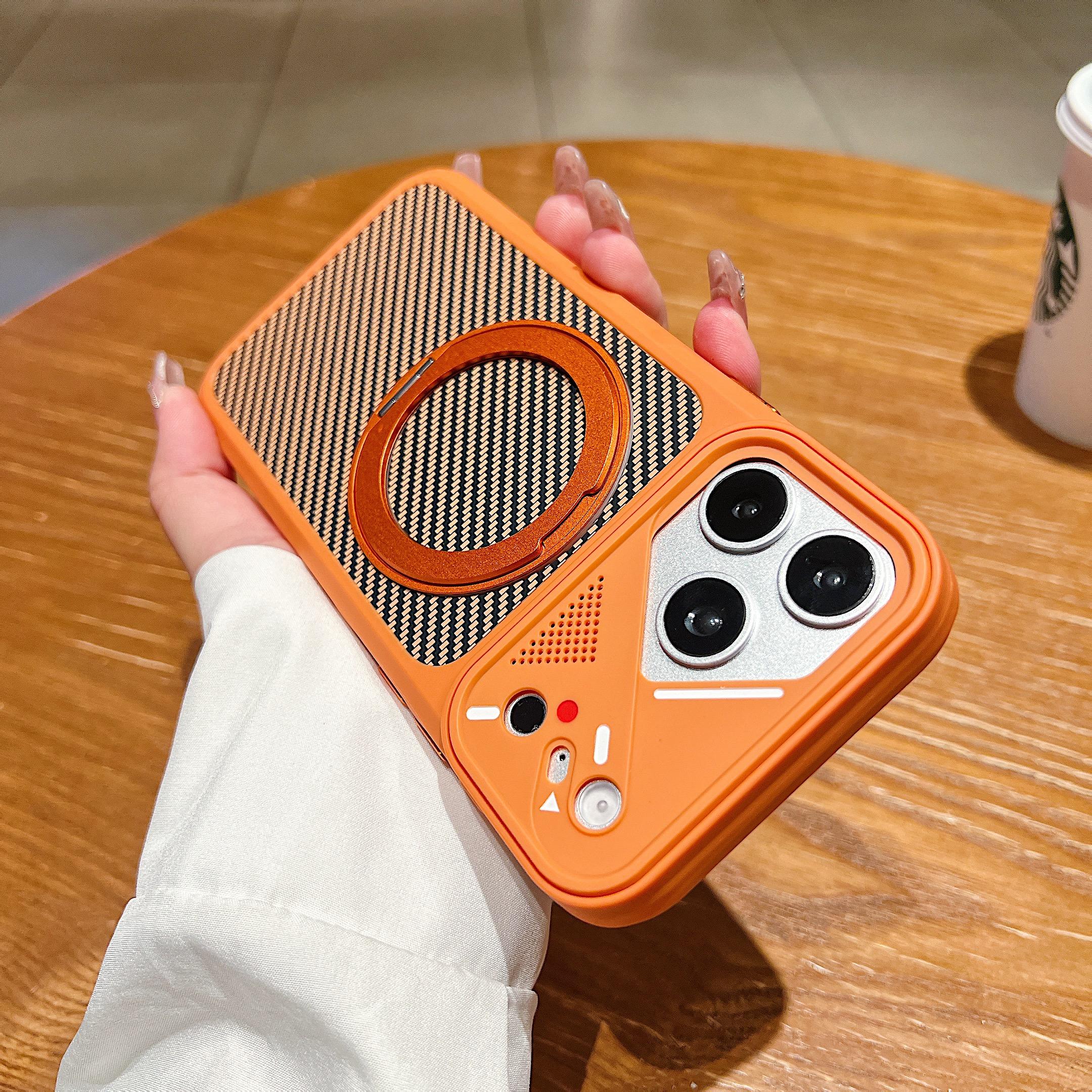 

360° Rotate Magnetic Stand Phone Case For iPhone 17 Air 16 15 14 Plus 13 12 Pro Max Shockproof Armor Bumper Phone Cover Funda iPhone Air