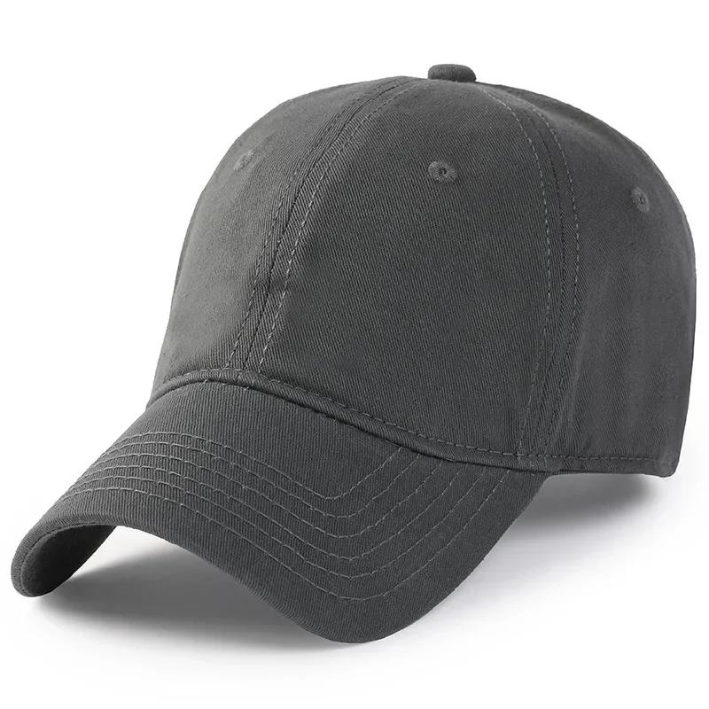 Casquette de Baseball Super Grande 63-67cm Surdimensionnée Grande Tête Hommes Femmes Polyvalente Coton Chapeau de Soleil Doux Trucker Snapback