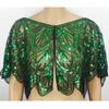 Sequins Lace Shawls Palaces Styles Women Shawls Sunscreen Hollows Out Cloak Tippet for Travel and Shopping