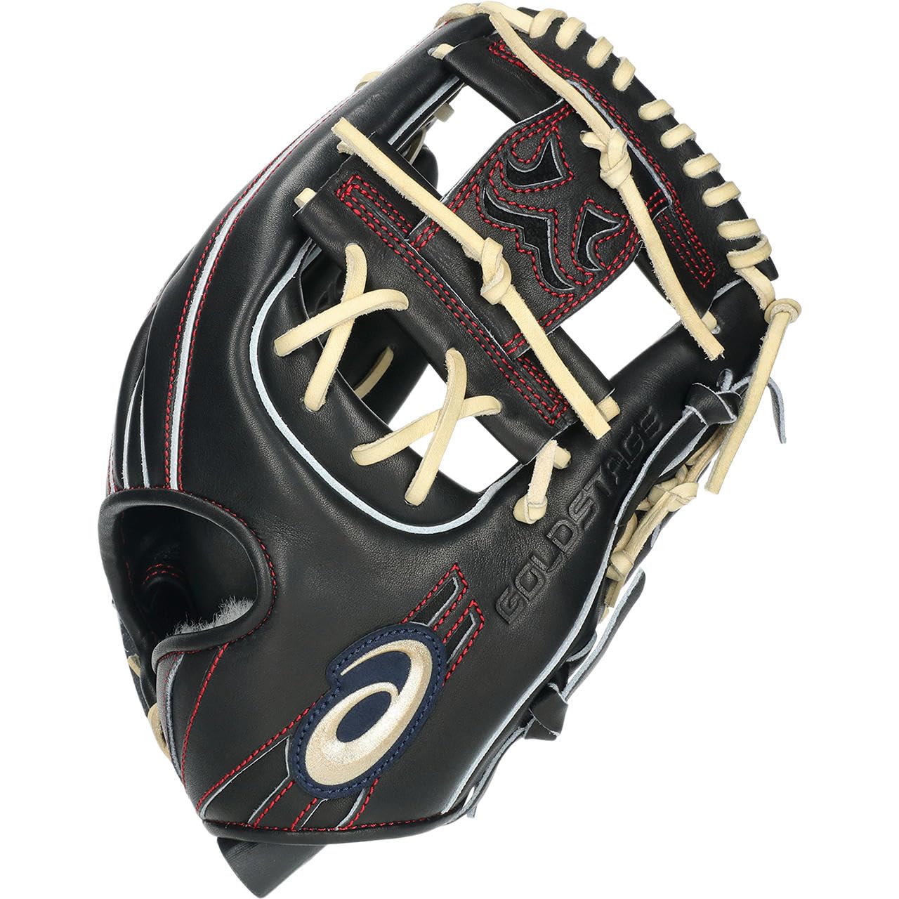 

ASICS Baseball Accessories Hard Ball GOLDSTAGE 3121B377 Unisex Adult 007 LH I-PRO Infielder s (Black/G Camel)