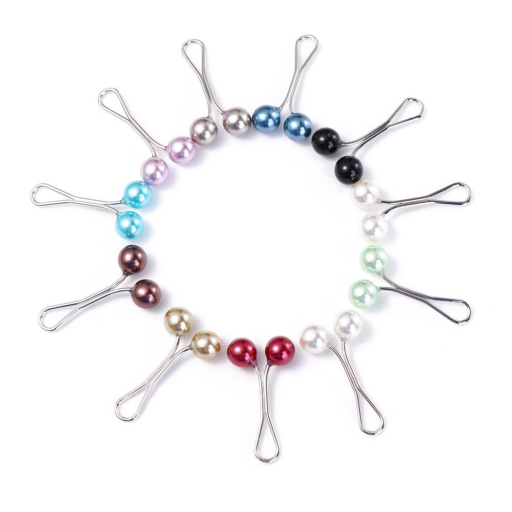 Silk Scarf Buckle Hijab Scarf Clips Muslim Scarf Shawl Clips Headscarf Pins Clips Women Brooches