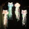 Creative Jellyfish Lantern Colorful Festival Lantern Lamp Handheld Light Mid-autumn Halloween Lanterns Birthday Party Decor