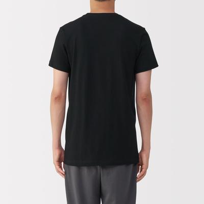 Seamless Crew Neck FA19EA5A Black Size L Men's Short-Sleeve T-Shirt (2-Pack) Men's