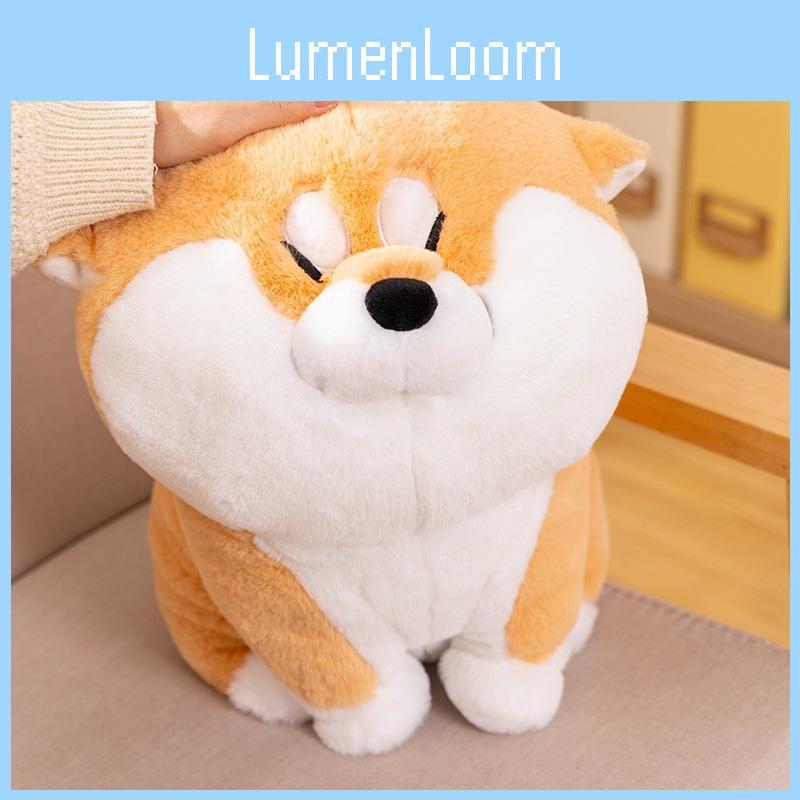 Adorable Plush Shiba Inu Doll Soft Cuddly Toy For Home Decor Gift And Hugging Comfort