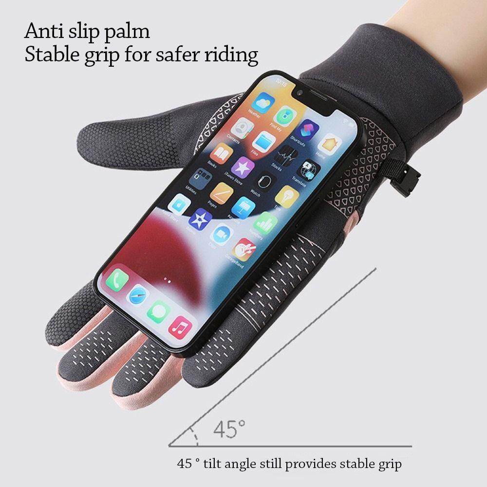 Nonslip Touchscreen Mitten Lining Fleece Cycling Gloves Fashion Winter Gloves  Outdoor