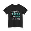 Saving Lives One Shift At a Time Nurse Shirt Nurse RN Gift Medical Tee