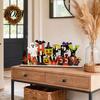Spooky Halloween Table Centerpieces Happy Wooden Sign Ornaments with Pumpkin Ghost And Bat Elements for Decorations Tiered Tray Decor Autumn