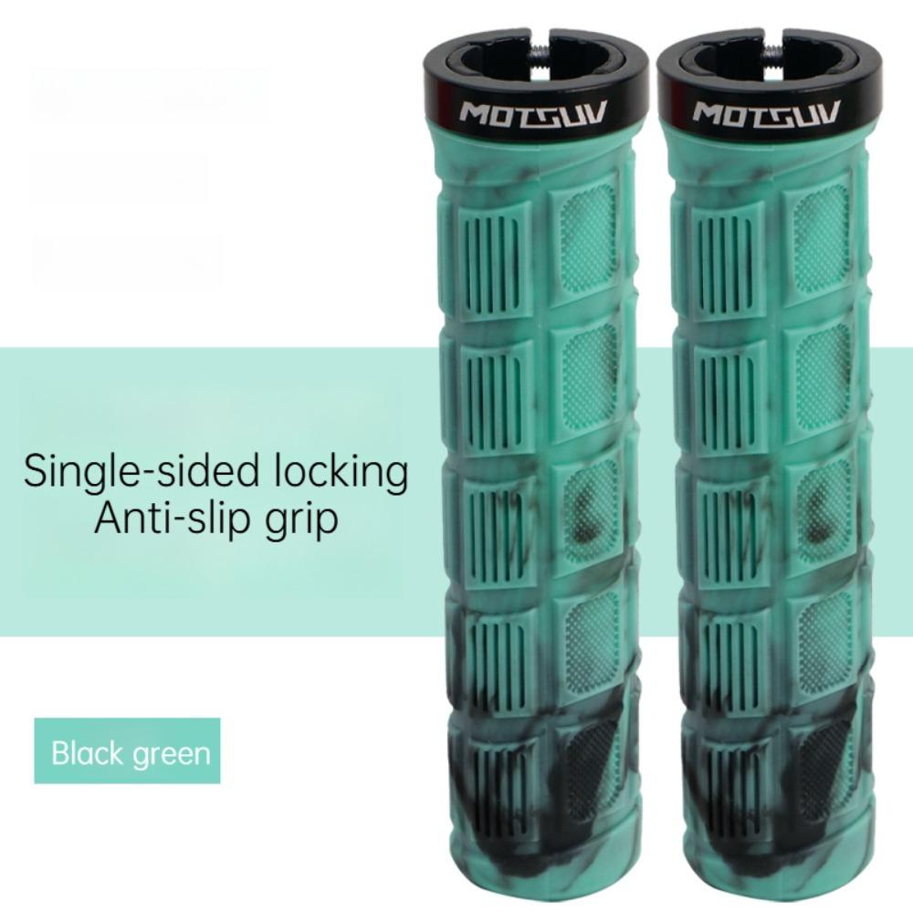 Non-Slip Rubber Bicycle Grips Aluminum Alloy Lockring Handle Bar Grips Cycling Accessories
