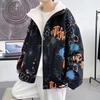Men's Hong Kong Style Winter Lamb Fleece Cotton Coat - Trendy, Loose, Warm, and Thick Plus Velvet Jacket for Couples