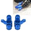 1 Pair Front Steering Knuckle Aluminum Alloy RC Car Upgrade Parts for KRATON 8S Outcast 8S 1/5 RC Car
