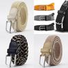 Versatile Unisex Woven Elastic Belt Fashionable Canvas Belt For Everyday Wear And Casual Use