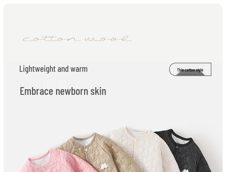 Noworodek Pikowany Wiosenny Pajacyk - Ciepłe Ubranka Niemowlęce z Długim Rękawem