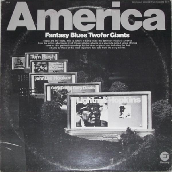 LP Record VARIOUS  Fantasy Blues Twofer Giants FP4 Fantasy 1972 US Blues Used