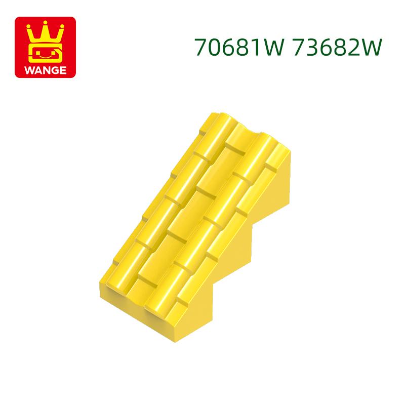 57Pcs/Lot70681W 73682W 2Dots Straight Tile Construction Bricks Moc Palace Accessories Works With featuring Brick Kids Playthings Gift Idea