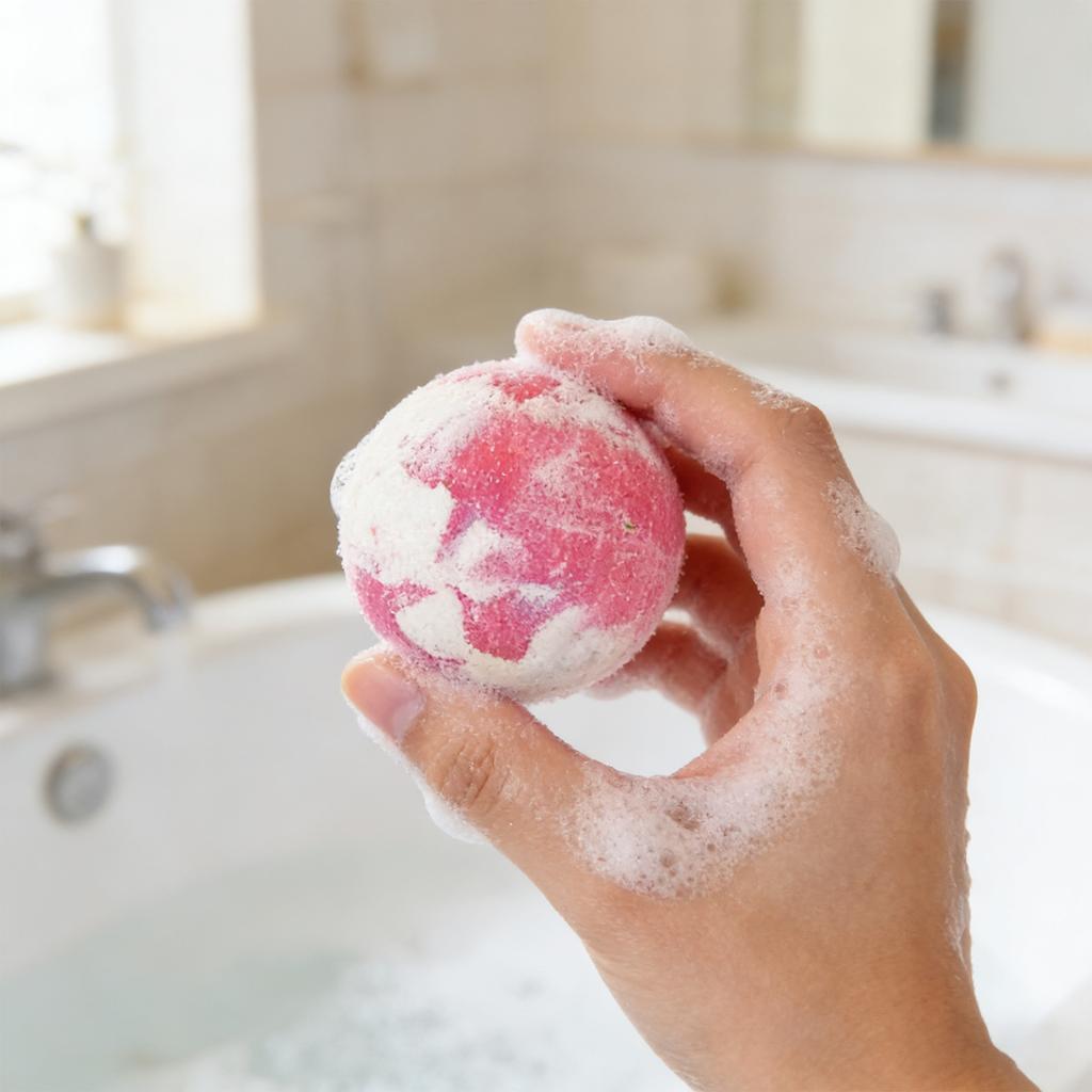 Children's Bath  Ball With Toy Bath Ball,  Body Care, Bath Products, Birthday Gift,Smooth And Moisturized Skin,  1 Box