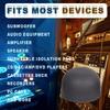 30mm NonSkid Shock Absorbing Silicone Feet Adhesive Mats For Speaker Cabinets Vibration Isolators Pad Secure Installation