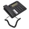 Home Desktop Corded Telephone LCD Display Hands Free Caller ID Alarm Clock Business Landline Telephone for Home Hotel