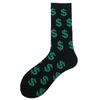 Cool Hip Hop Crew Socks Men Funny Animal Squirrel Shark Dinosaur Boxing Dog Fortune Cat Sokken Harajuku Divertidos Chaussette