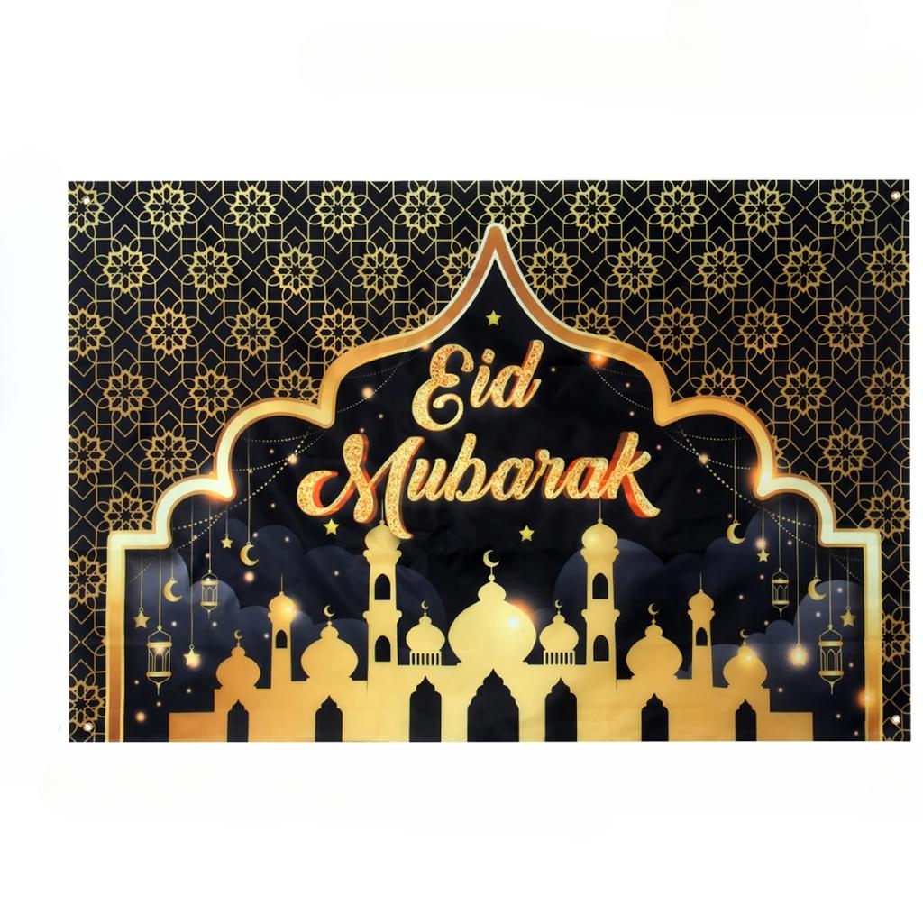 Eid Background Eid Mubarak Ramadan Kareem Backdrop Islam Muslim Party Supplies Eid Al-fitr Gift Ramadan Decoration For Home 2025