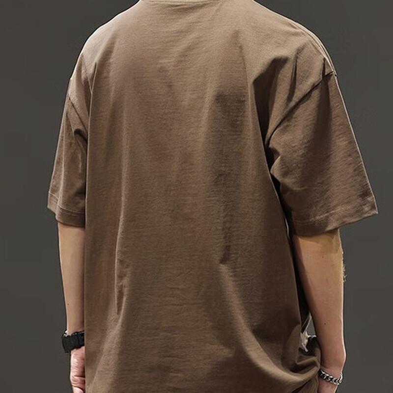 Mark Fairwhale Men's Summer Loose Round Neck Short Sleeve T-Shirt