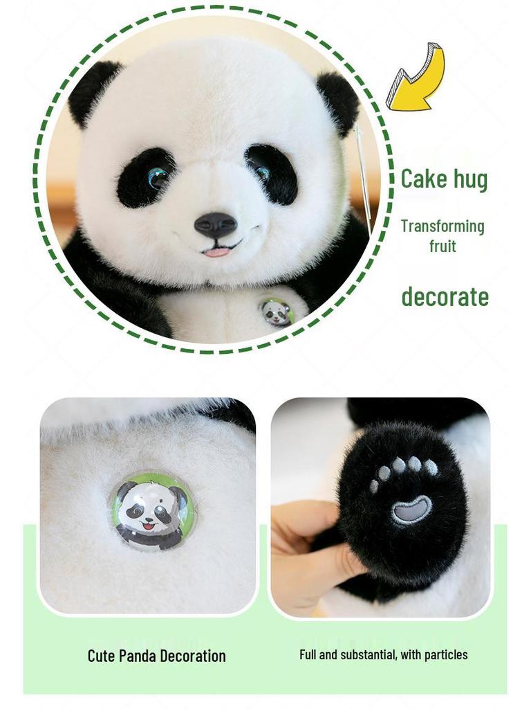 Cute Giant Panda Plush Toy – Adorable Stuffed Animal for Kids