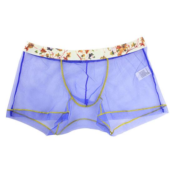 Herreundertøy Komfortabelt Stilig gjennomsiktig menns nettingtrusse Gjennomsiktig undertøy