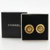 CHANEL COCO Mark Earring vintage Plated Gold/Fake pearl 15.0g Women Used