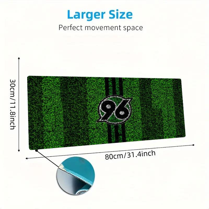Hannover 96 Large Size Mouse Pad Large Gaming Table Cushion Non-slip Laptop Tablet Big Mousepad XXL Mat Mini PC Playmat With Lock edge