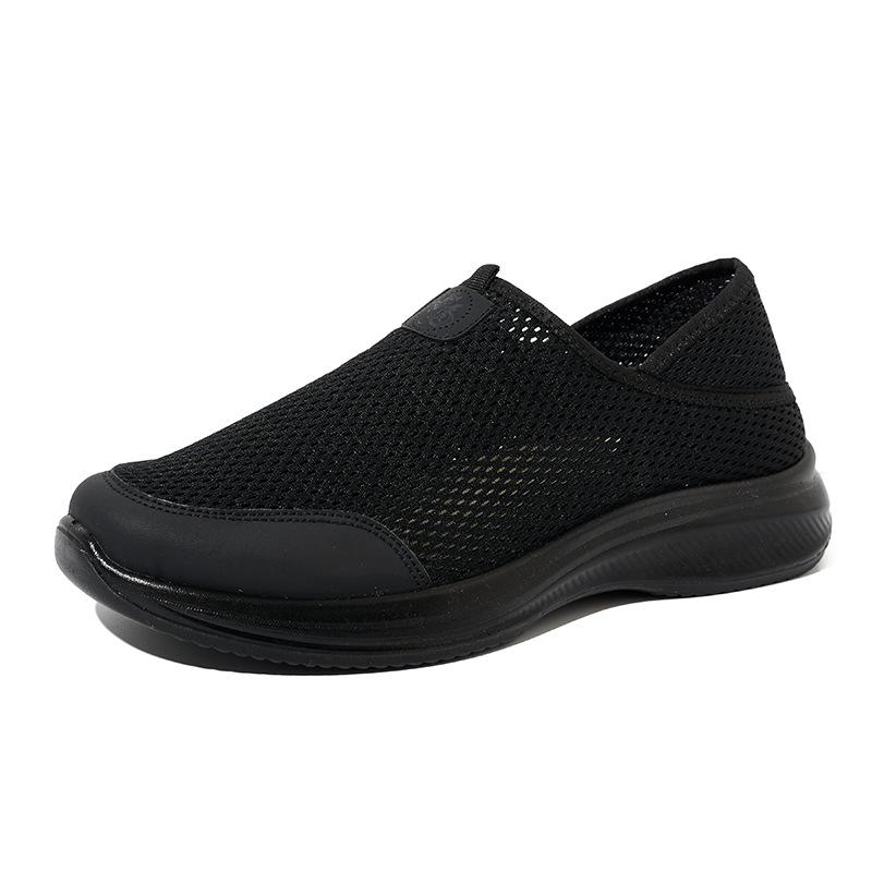 Spring and Summer New Women's Shoes, Mosquito Repellent Mesh Breathable Comfortable Soft Soled Men's Shoes, Wear Lightweight Casual Flyknit Shoes