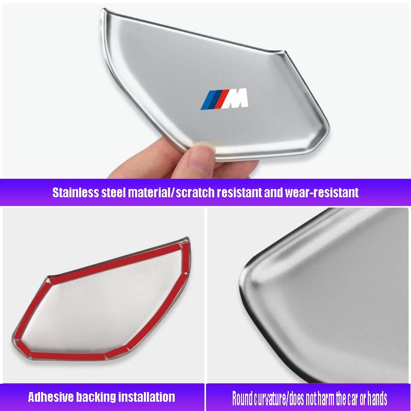 For BMW E82 Car Door Inner Bowl Protective Panel Decorative Valve Cap Accessories For BMW X1 X2 X3 X5 X4 X6 X7 iX3 F20 F10 F07 E70 E46