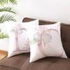 Pillow Cover Decorative Pink Letter Printed Cushion Covers 45*45 Pillowcase Sofa Cushions Polyester Cuscini Decorativi