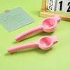 Aluminum Alloy Lemon Squeezer: Compact Manual Fruit Press for Kitchen Use.