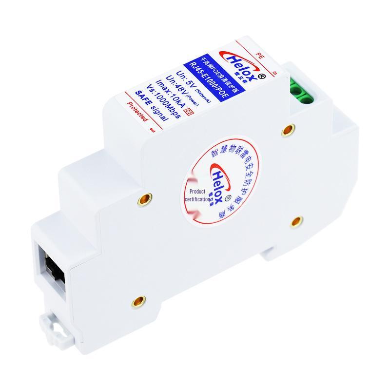 Henglixin Gigabit PoE Lightning & Surge Protector RJ45-E1000/POE.