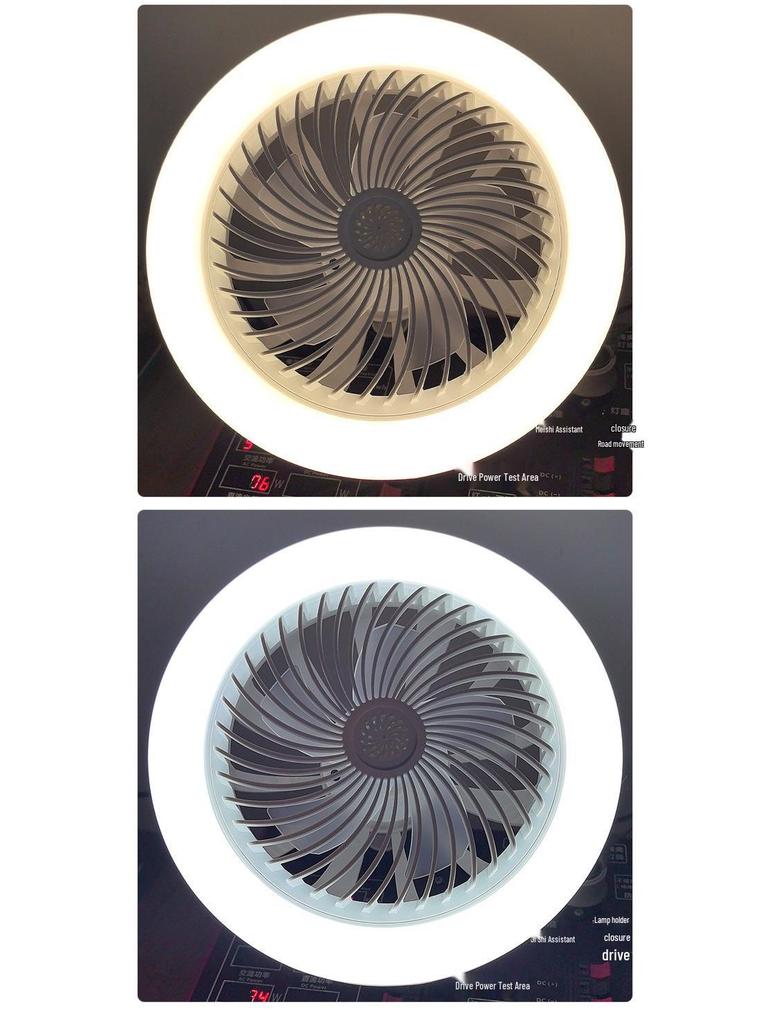 Smart 30W E27 Screw Base Dimmable Fan Light with Remote Control