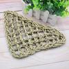 Triangle Reptile Hammock Climbing Mat Grass Pad Irregular Rope Ladder Pet Mat for Small Animals