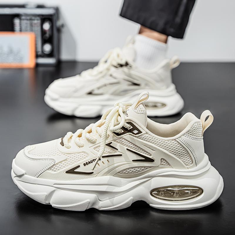 Men's Casual Sneakers Spring Summer Breathable Soft-sole Anti-slip Outdoor Running Shoes Fashion Students Joker Tide Sports Shoe
