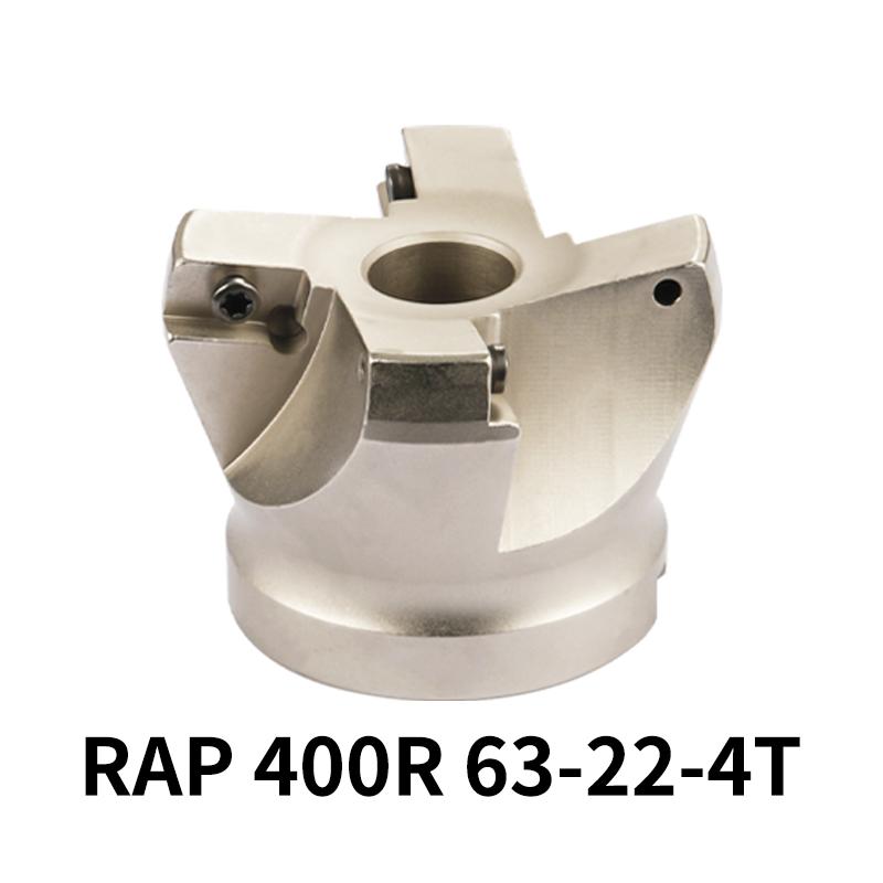 RAP 300R 50-22-4T 400R 63-22-4T 400R 80-27-5T 75 Grad Positiver Kopf 25,4 50mm APMT1135/APMT1604 CNC Fräser Planfräser
