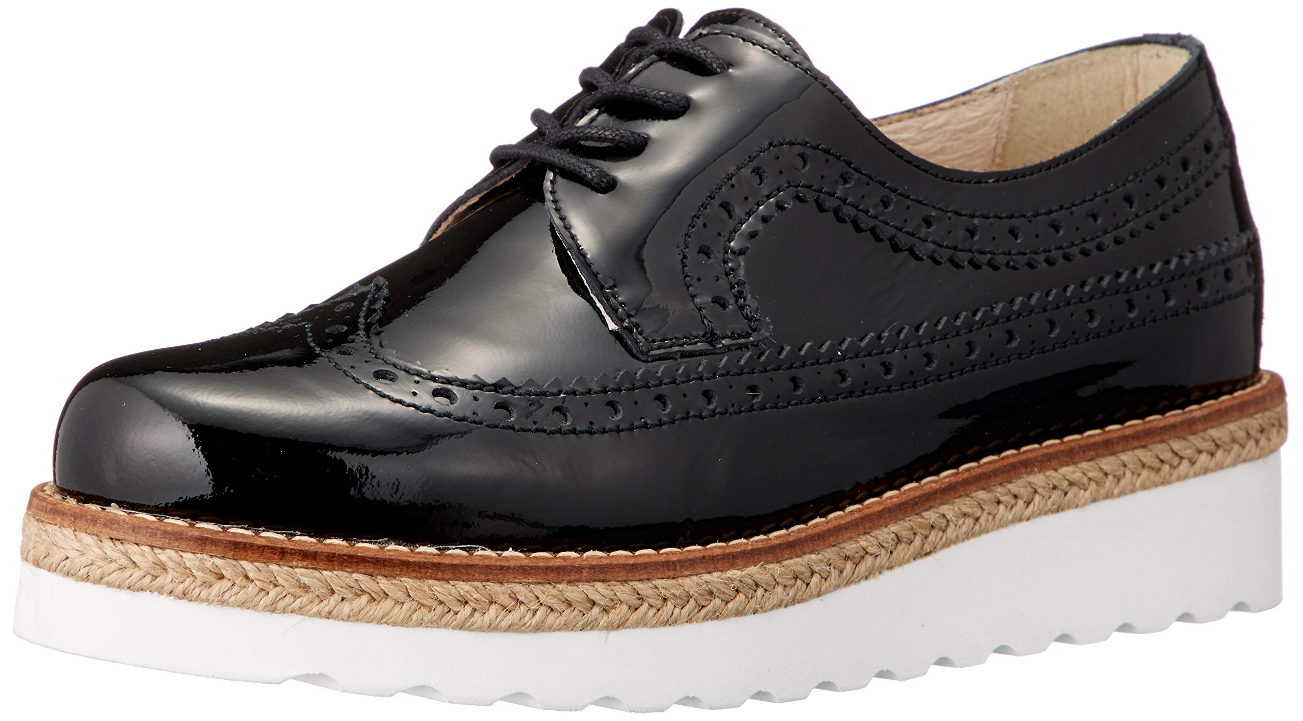 

Bontre Women s Jute Platform Lace-Up Shoes, Black, Size 22.5cm, 05702BLK35