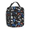 Video Game Controller Insulated Lunch Box Gamepad Waterproof Portable Thermal Bento Lunch Bag for School Travel Picnic Beach