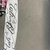 European and American y2k floral letter printed street casual style loose round neck top