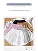 2024 Women's Summer White High Waist Puff Shorts